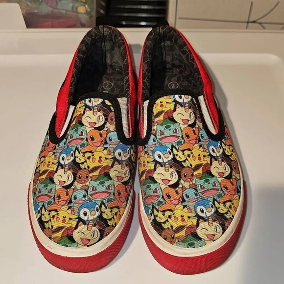 Ground Up Big Kids Pokémon Slip On Shoes‎ 2 Boys Girls Unisex - Picture 2 of 7